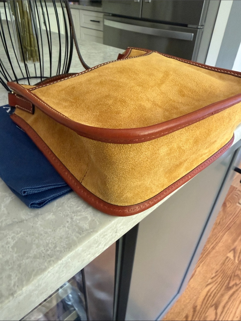 Dooney & Bourke Suede Messenger Crossbody - Picture 8 of 9